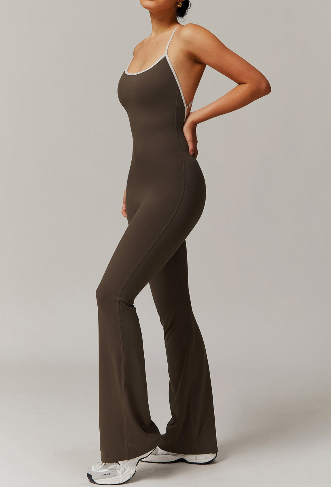 Solid Cross-Back Bodysuit