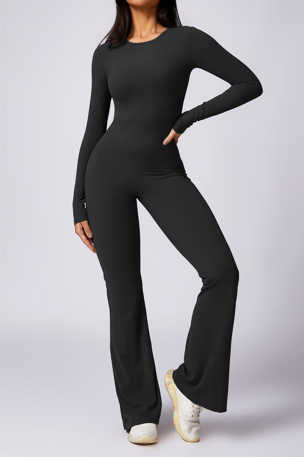 Long Sleeve Yoga Jumpsuit