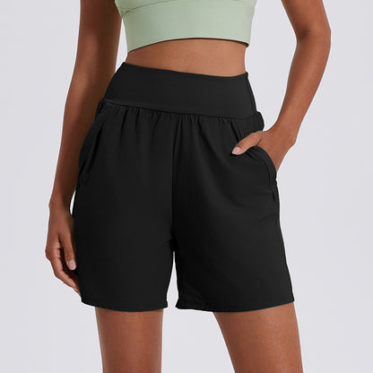 High Waist Loose Shorts