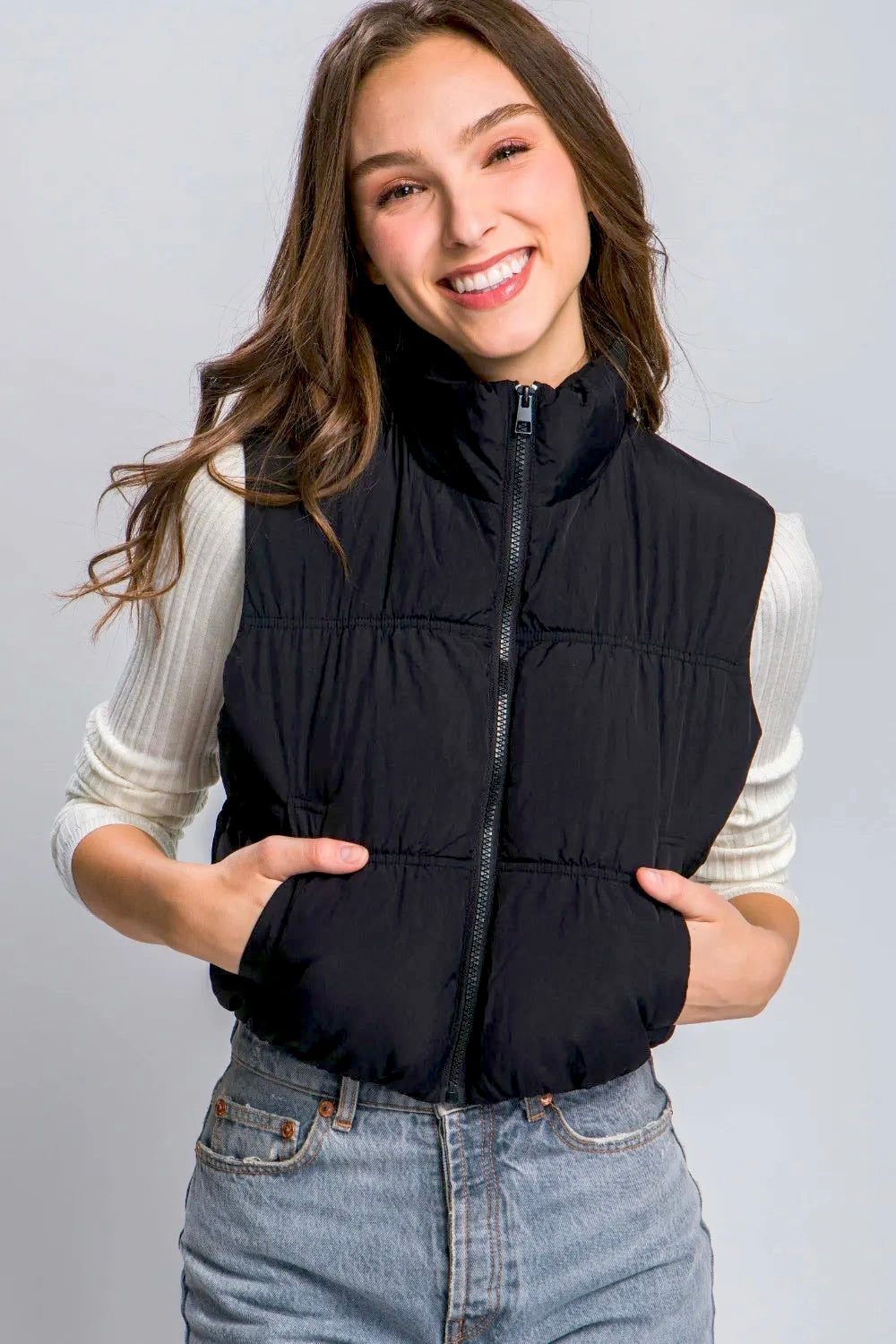 Cropped Vest