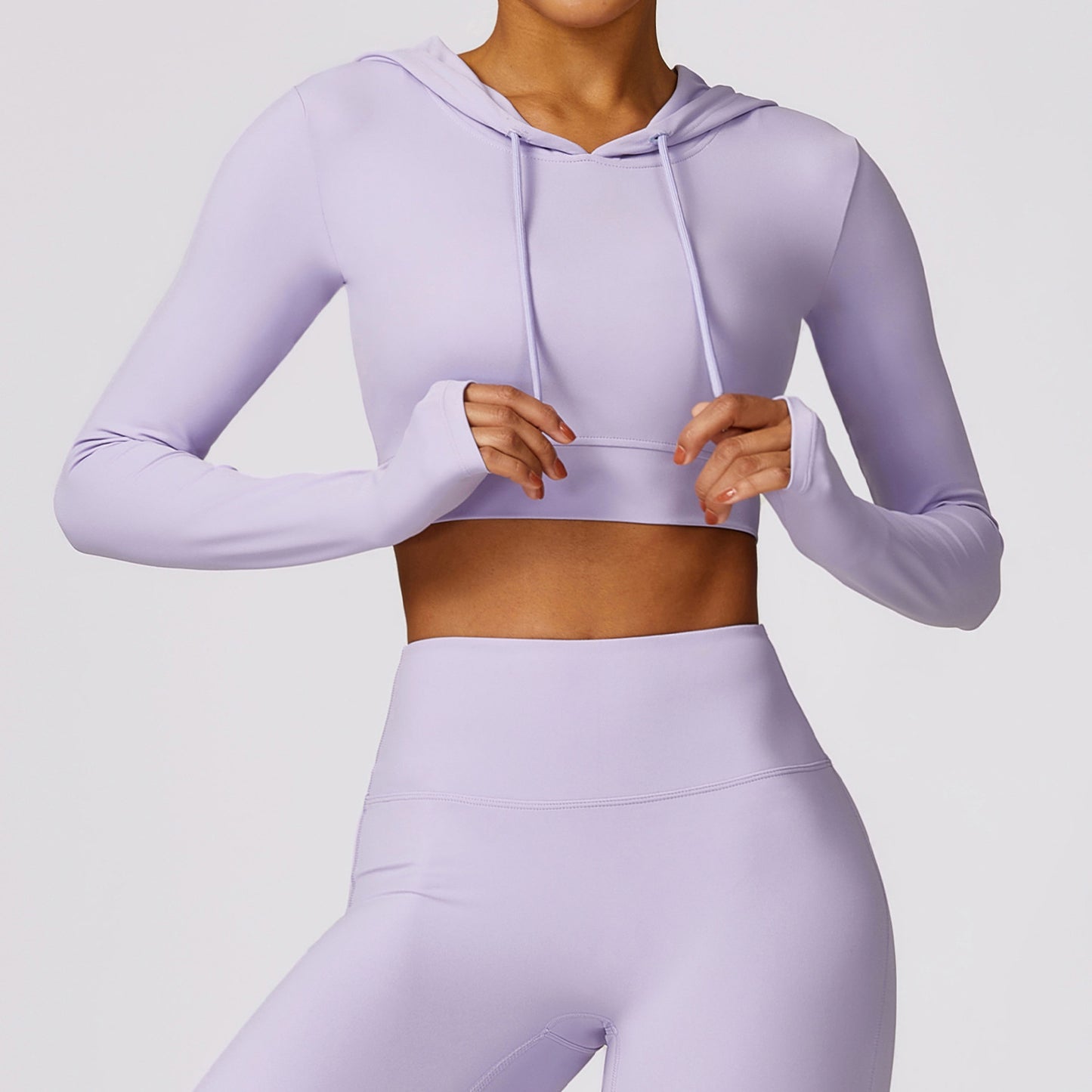 T-Shirt Hooded Workout Top