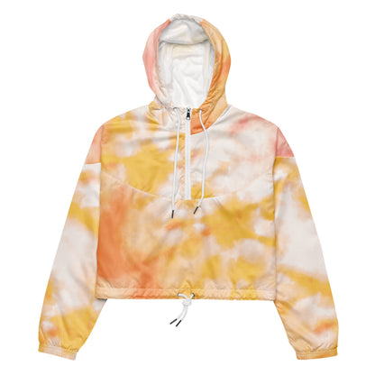 Tie Dye Cropped Windbreaker