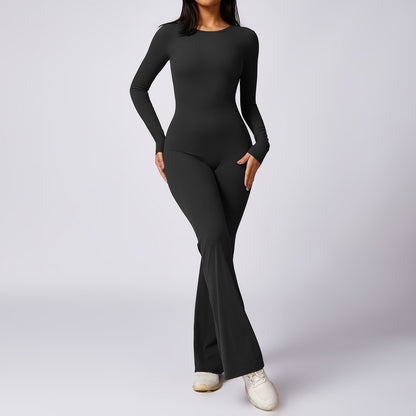 Long Sleeve Yoga Jumpsuit