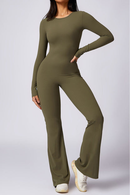 Long Sleeve Yoga Jumpsuit