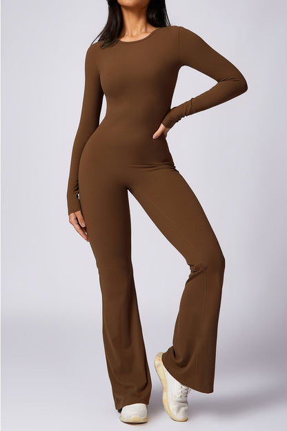 Long Sleeve Yoga Jumpsuit